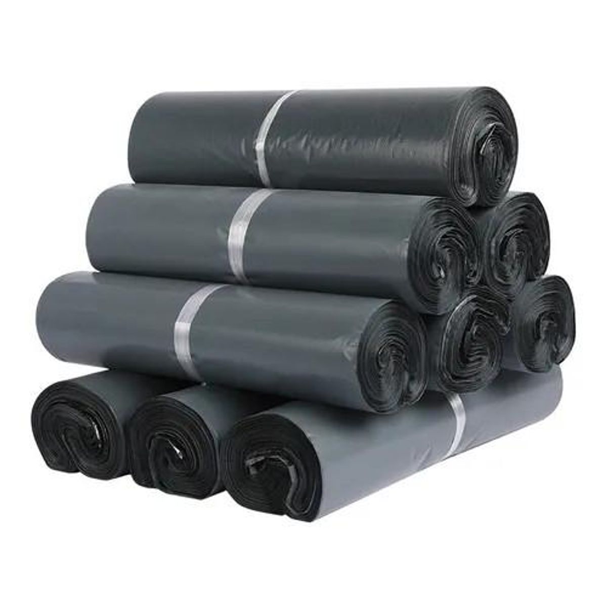 DETODOYMAS - Pack 100 Bolsas Plásticas Courier Sobre Autoadhesivo 32x45cm - Negro