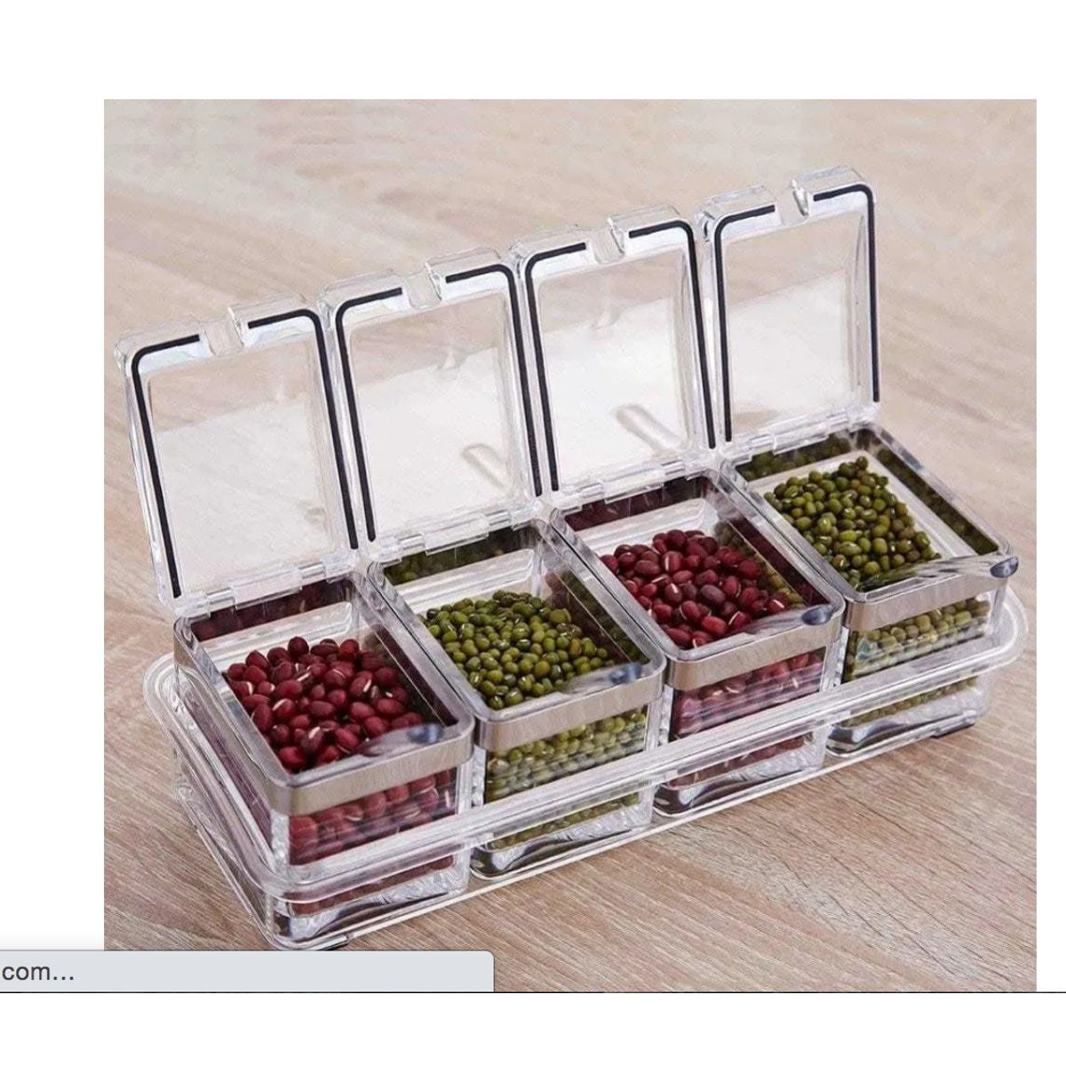 GENERICO - Especieros Frascos Condimentos Cocina Organizador Hogar