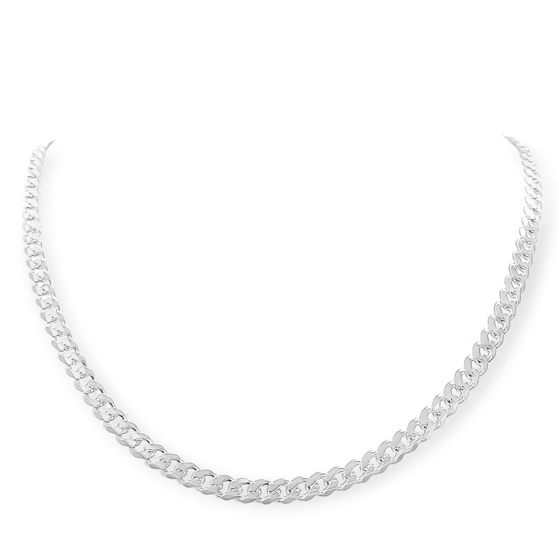 ANDREA COGGIOLA JOYAS - Cadena Grumet Gruesa 60cm Plata Fina 925