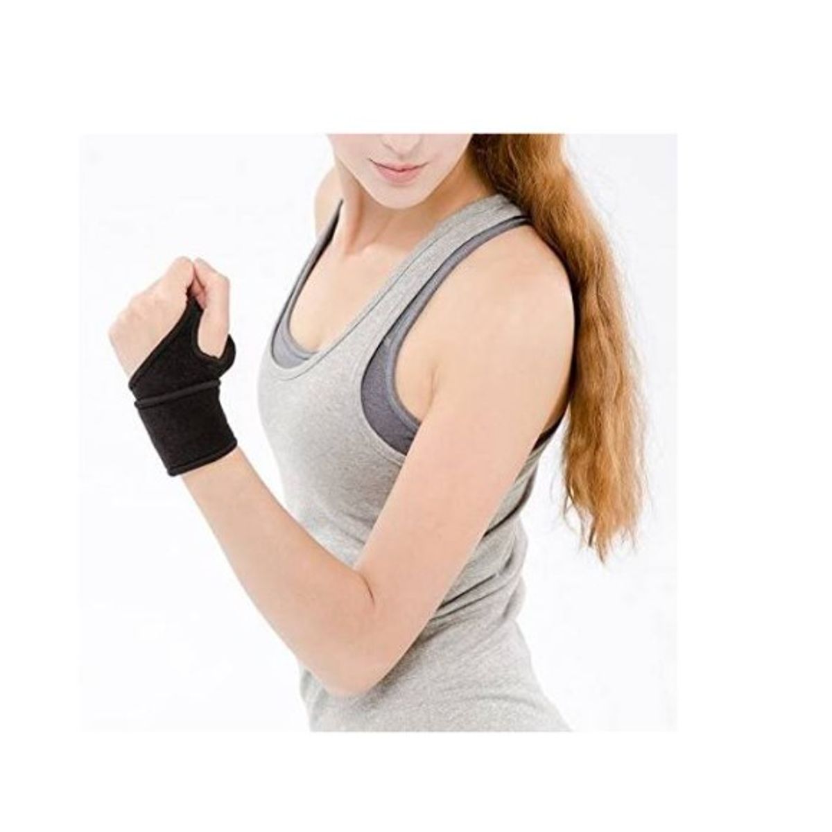 GENERICO - Muñequera Pulgar Deportiva Proteccion Elastica Muñeca Y Mano