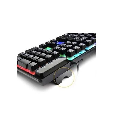 Imagen 2 del producto MOUSE Y TECLADO CABLE USB GAMER RETROILUMINADO