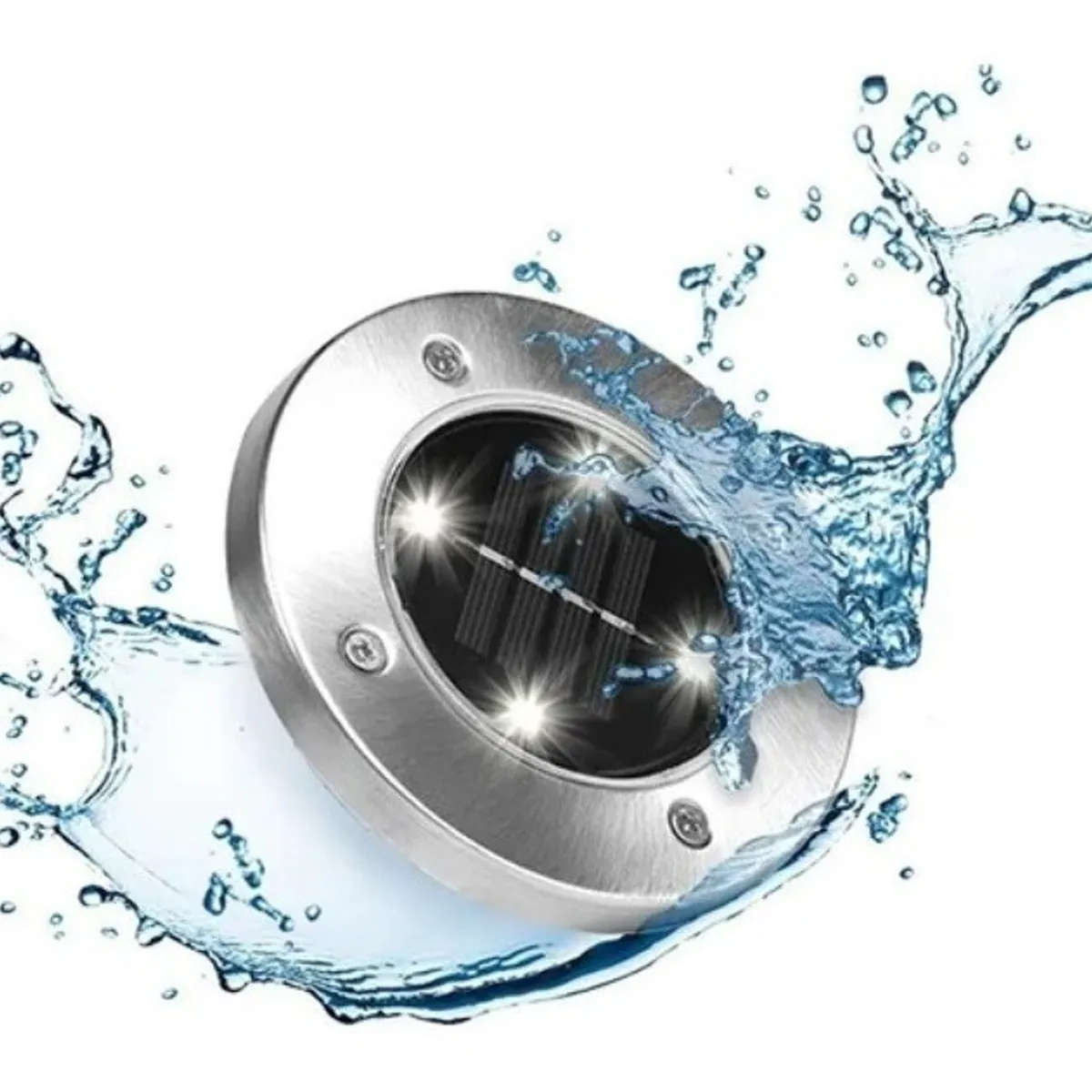 GENERICO - Faroles X4 Luz Led Solar Con Estaca Exterior Jardin