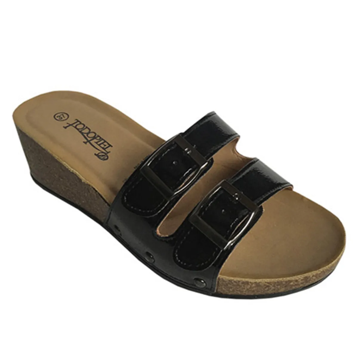 TODOPIEL - Sandalia Mujer Negro Todopiel