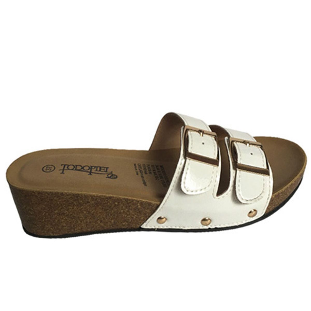 TODOPIEL - Sandalia Mujer Blanco Todopiel