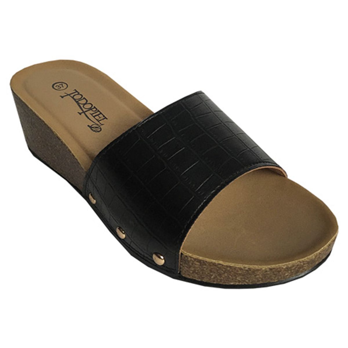 TODOPIEL - Sandalia Mujer Negro Todopiel