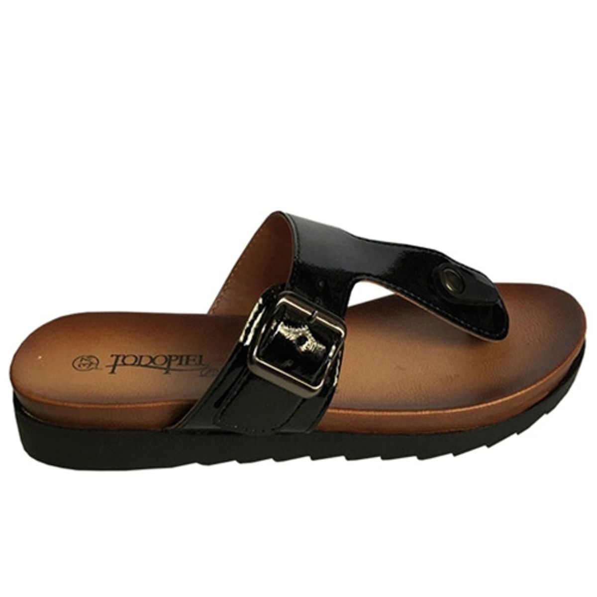 TODOPIEL - Sandalia Mujer Negro Todopiel