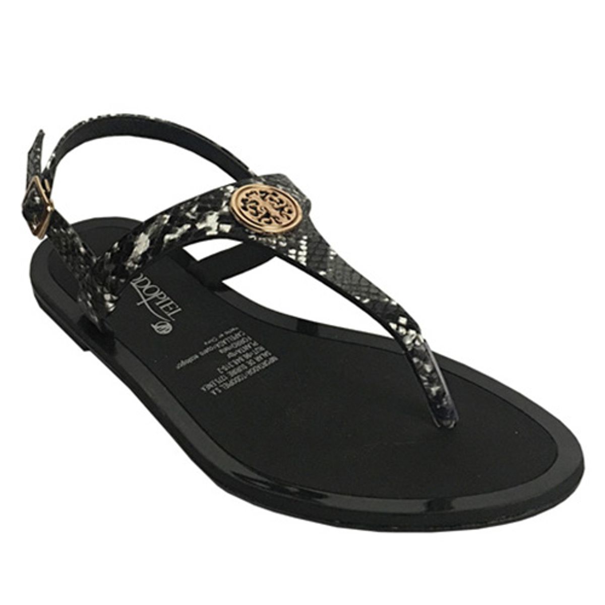 TODOPIEL - Sandalia Mujer Negro Todopiel