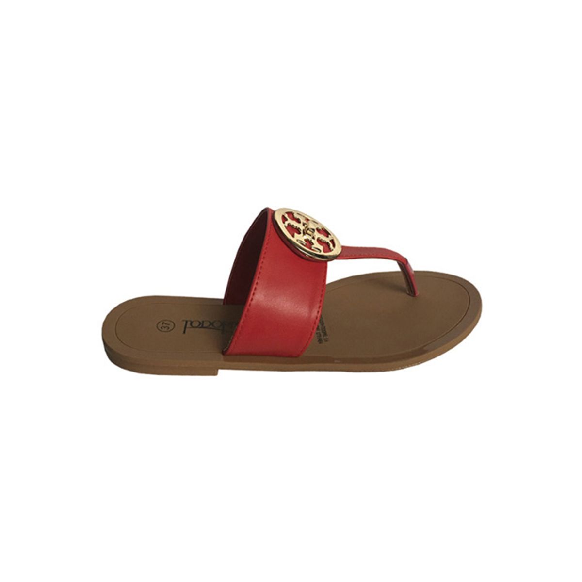 TODOPIEL - Sandalia Mujer Rojo Todopiel