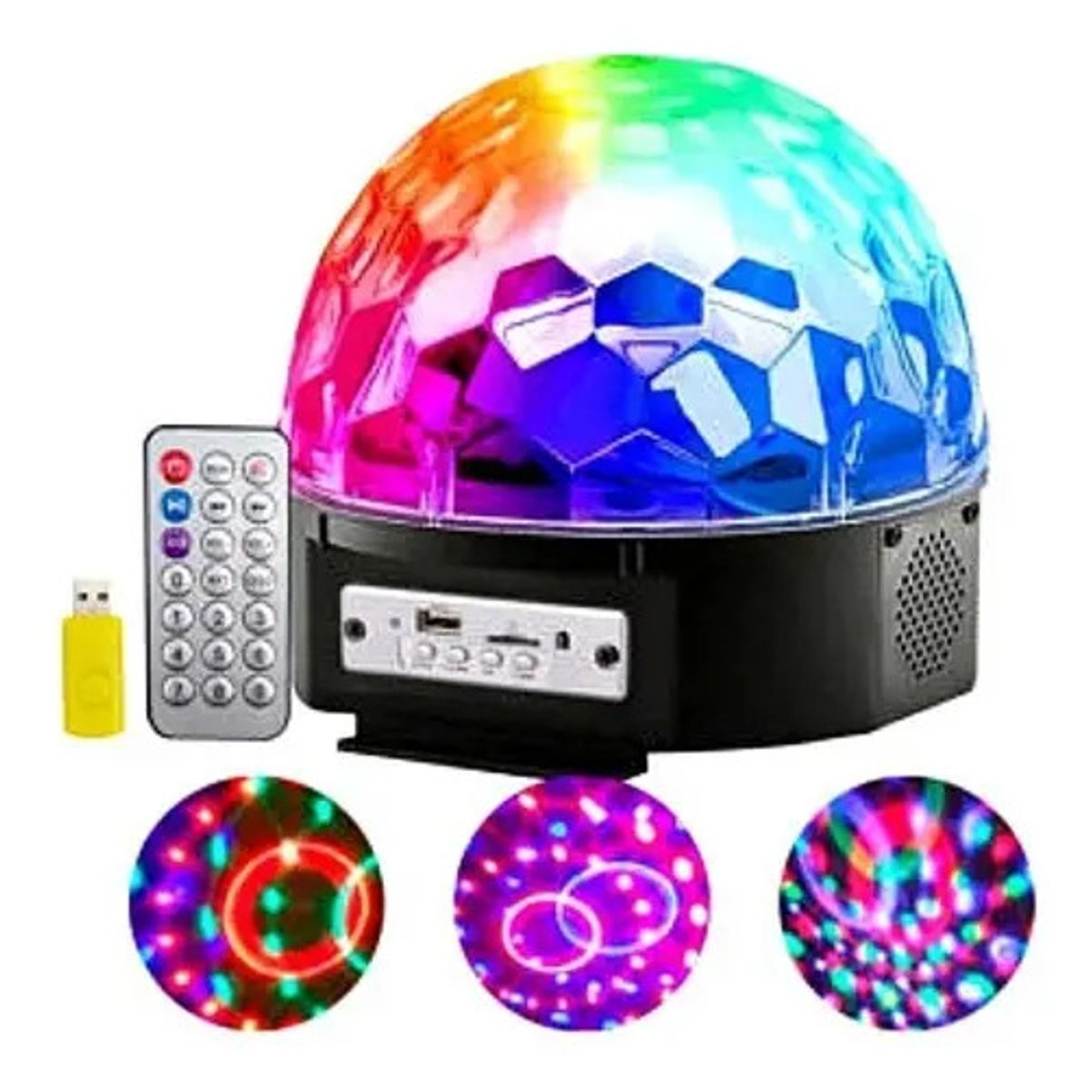 IRM - Bola Disco Rítmica Luces De Fiesta con bluetooth