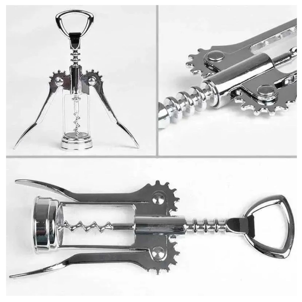 GENERICO - Destapador Sacacorchos Abridor De Botellas