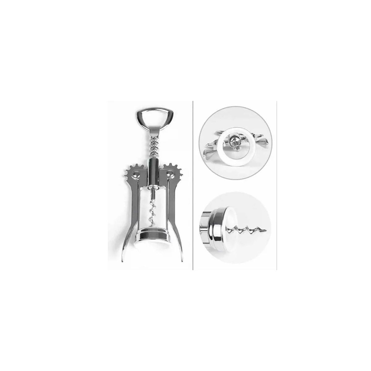 GENERICO - Destapador Sacacorchos Abridor De Botellas