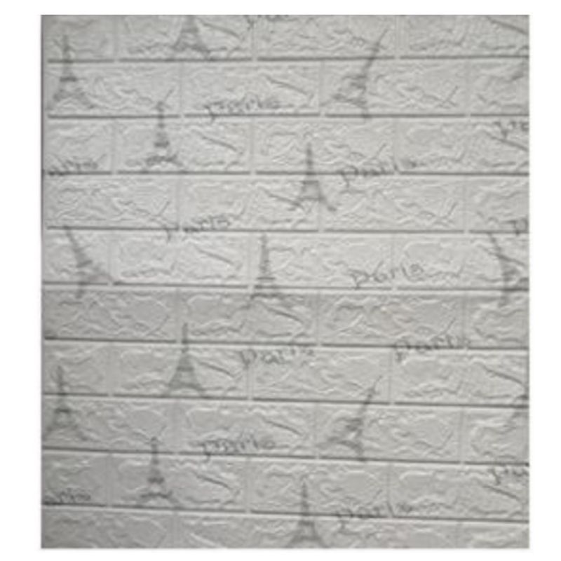 GENERICO - Pack 10 Lamina Mural Papel Autoadhesivo 3d Ladrillo
