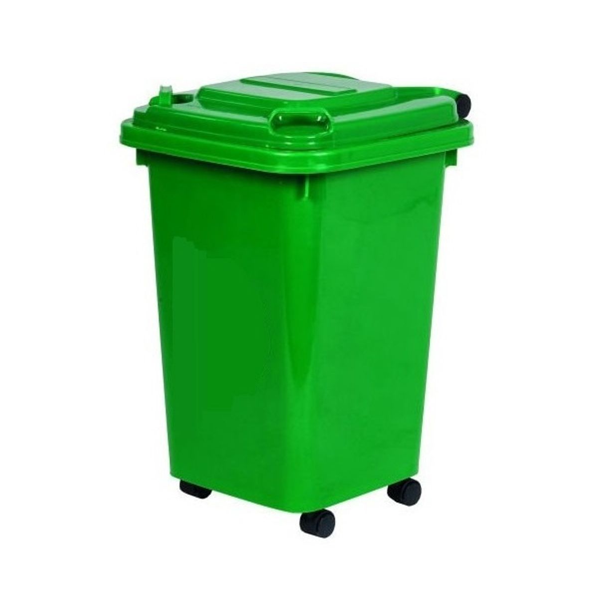 Basurero Contenedor De Basura 50 Litros Con Ruedas - Verde, marca GENERICO - Foto Principal