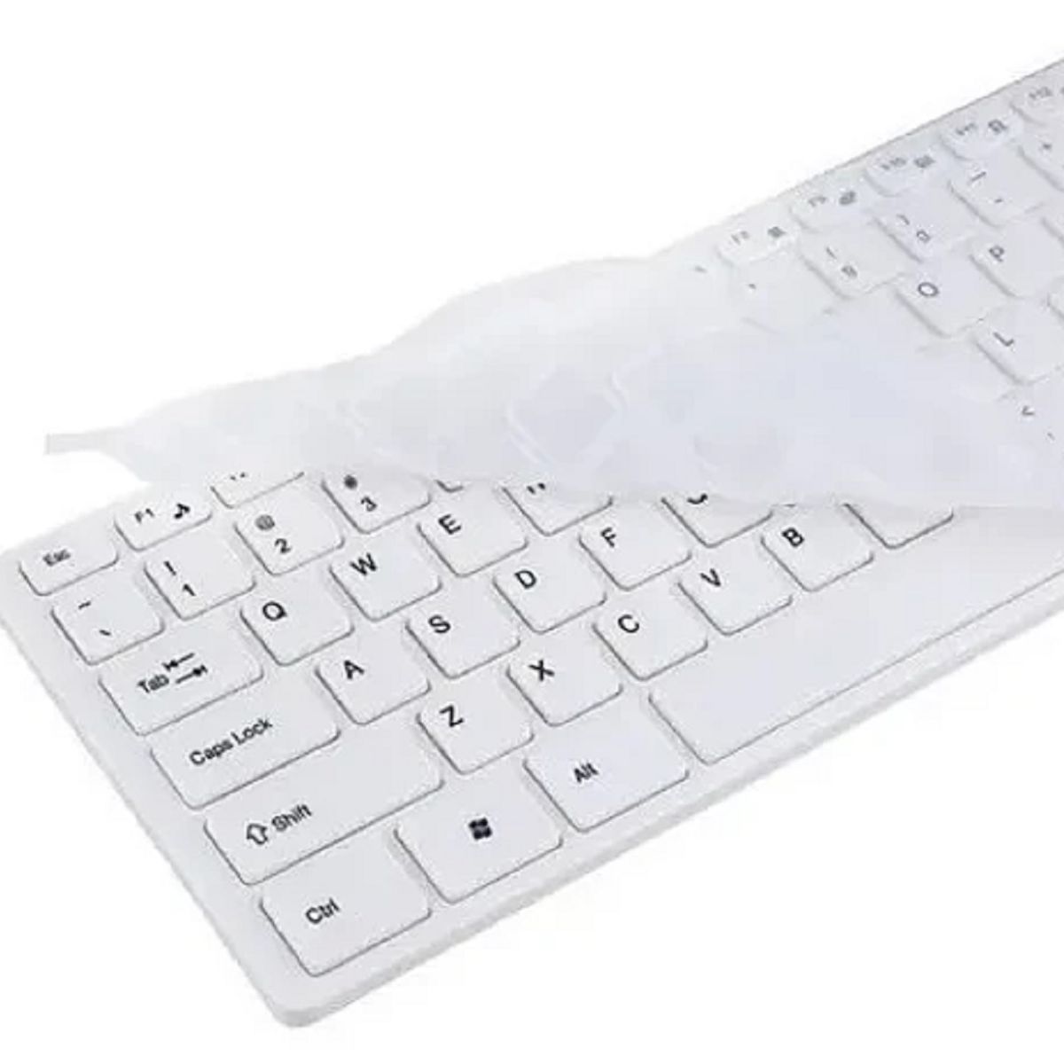 DM - TECLADO MOUSE DM BLANCO K-06 ANTIDERRAME