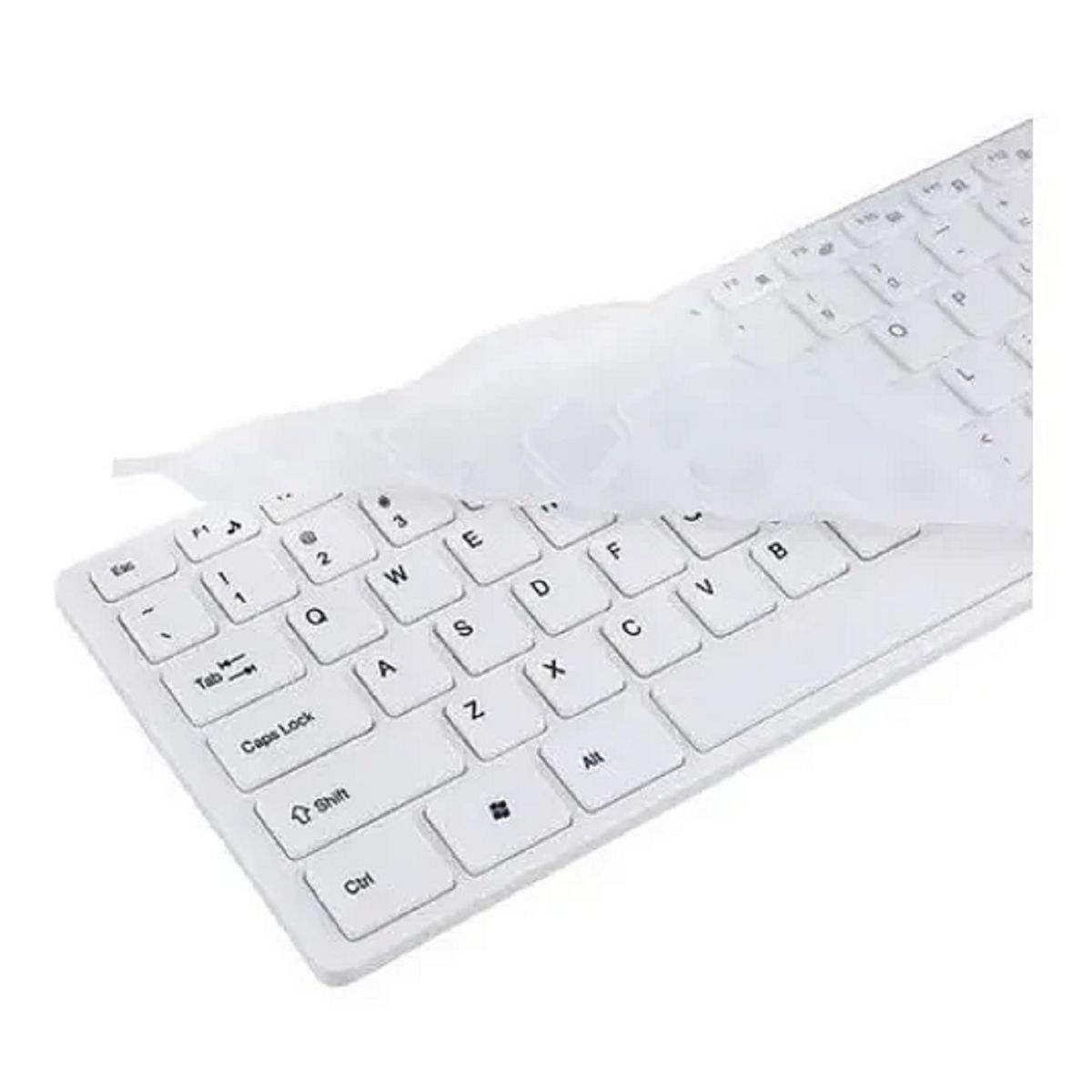 DM - TECLADO MOUSE DM BLANCO K-06 ANTIDERRAME