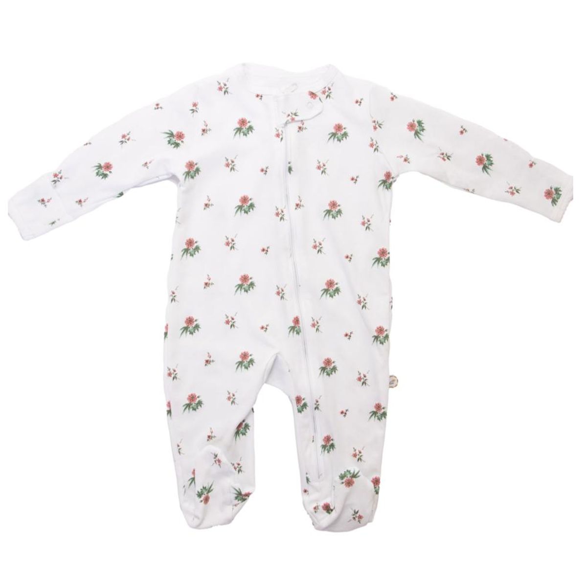 PEQUEÑA GRACIA - Enterito Elena Flor 100 Algodón Pima