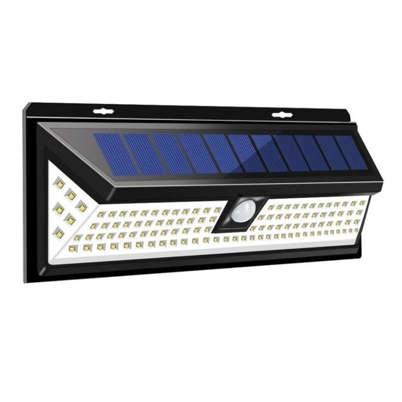 GENERICO - Foco Solar 120led Exterior Tenue Sensor Luz Para Pared