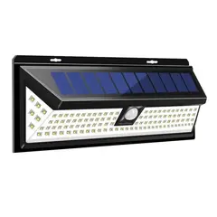 GENERICO - Foco Solar 120led Exterior Tenue Sensor Luz Para Pared