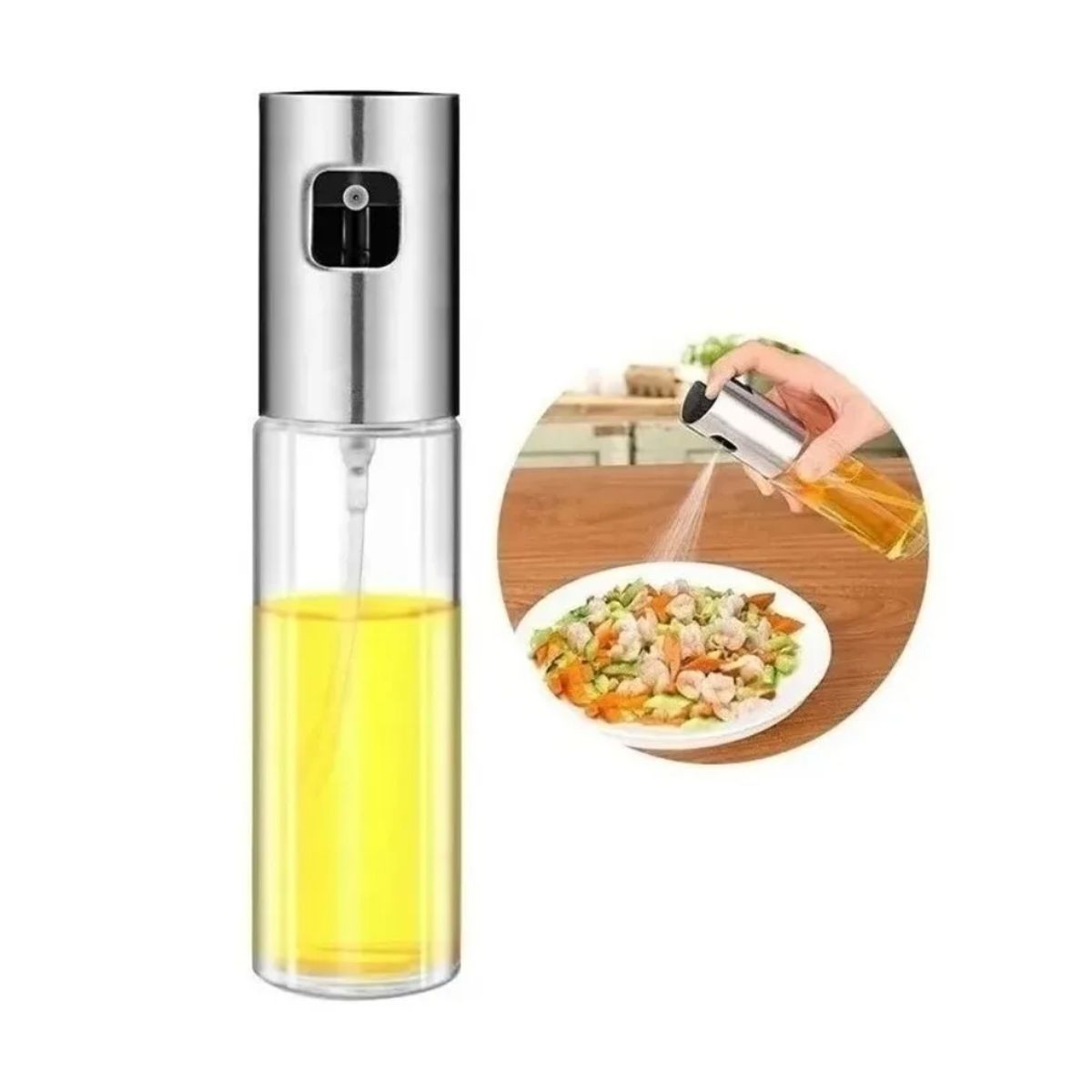 GENERICO - Dispensador Spray Aceite Rociador Aceitero Pulverizador