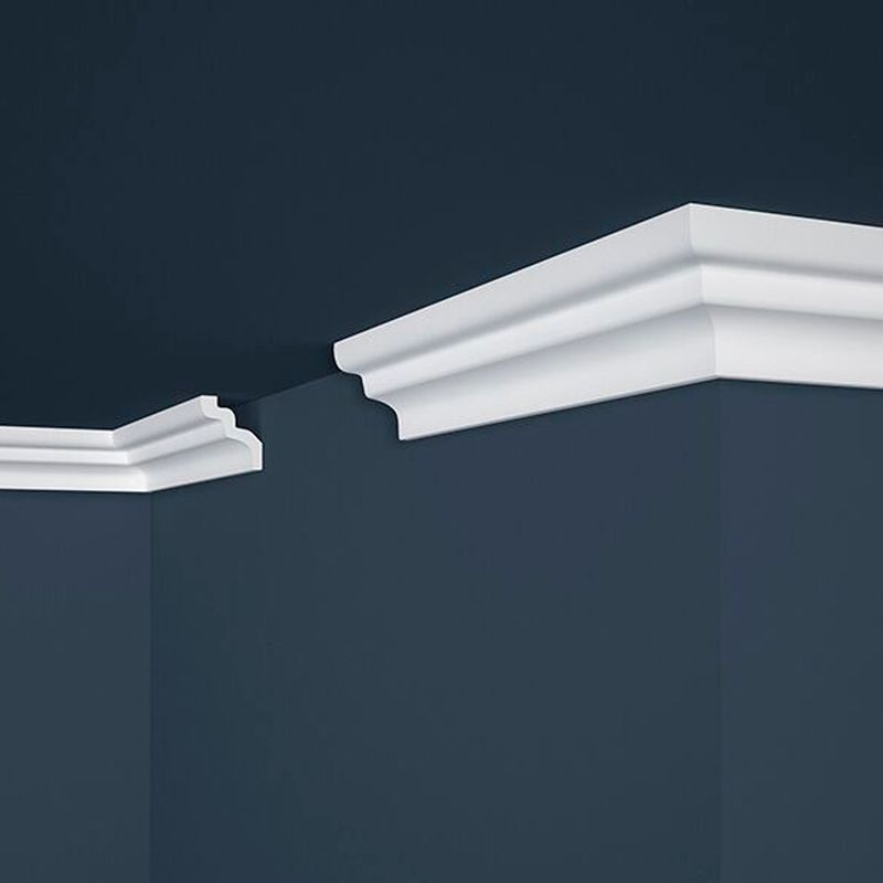 MARBET DESIGN - Cornisa E7 Ps 50x46mm x 2mts Caja 75unds