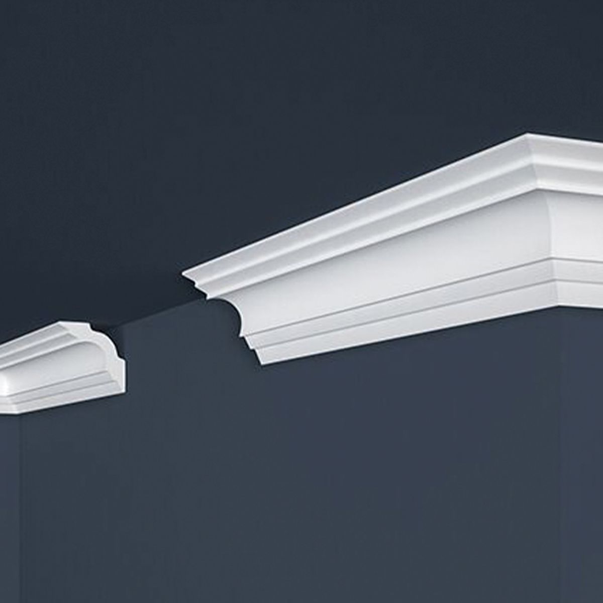 MARBET DESIGN - Cornisa E14 XPS 50x50mm x 2mt Caja 72 unidades