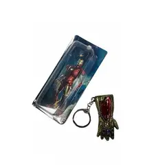 GENERICO - LLAVERO GUANTE CON GEMAS PREMIUM IRON MAN