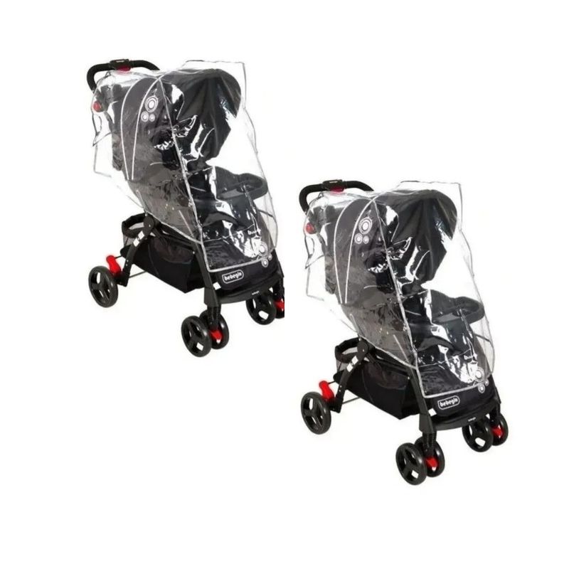 GENERICO - Doble Cobertor Protector Impermeable Cubre Coche Bebé X2