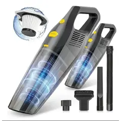 IRM - Aspiradora Para Auto Pack 2 12v 120w Potente Portatil Limpieza Vehiculo Succion Rapida FIGOIMPORT