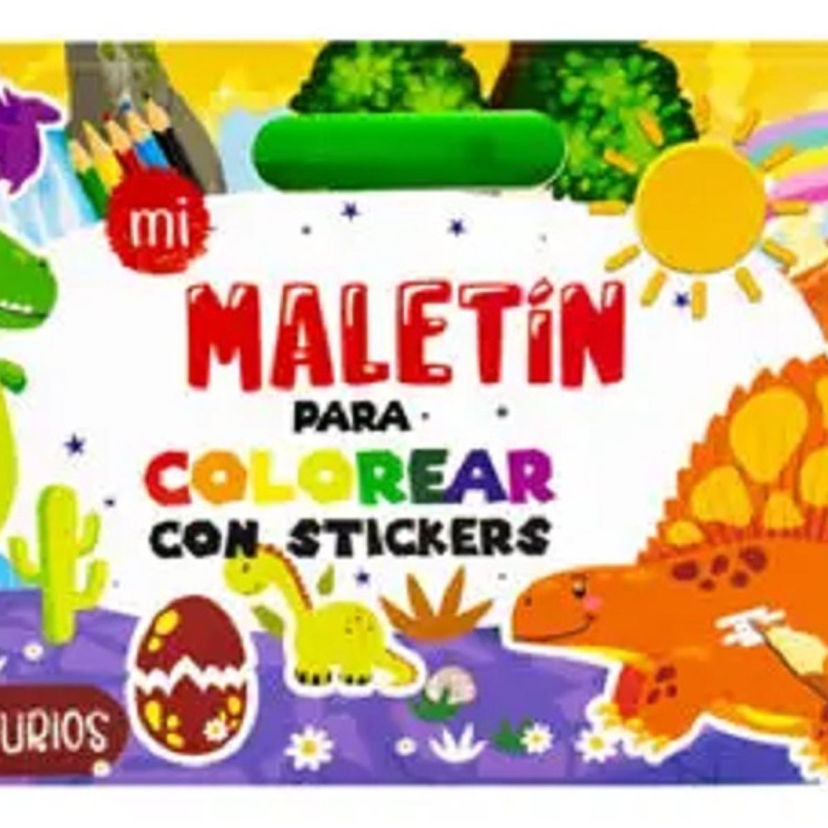 JM IMPORT - Libro-maletin Para Colorear Con Stickers
