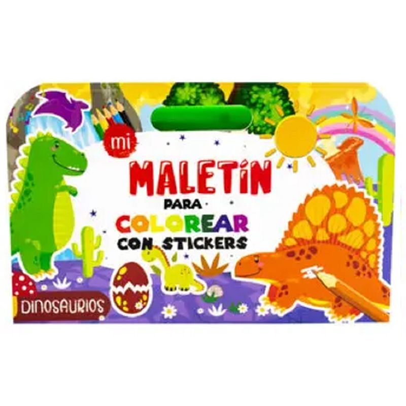 JM IMPORT - Libro-maletin Para Colorear Con Stickers
