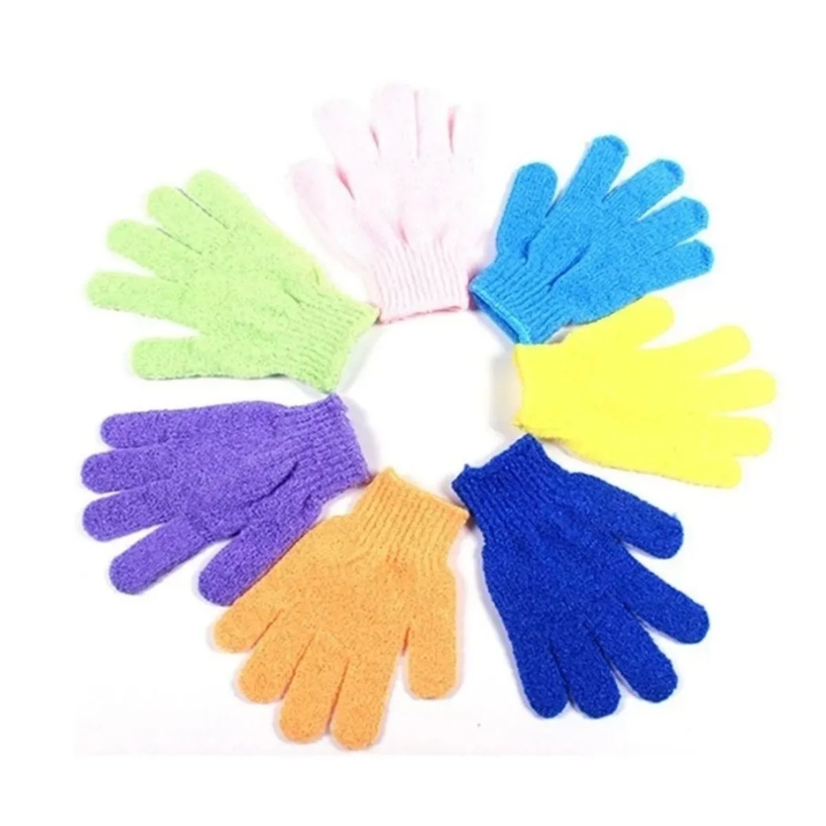 GENERICO - Pack 2 Guantes Exfoliantes Corporales Para Ducha Limpieza