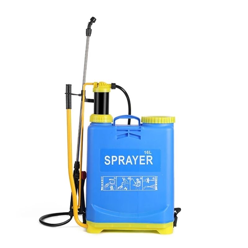 GENERICO - Fumigador/ Pulverizador de Espalda a presion manual de 16 Litros