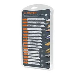 TRUPER - Set Hoja De Sierra Caladora 16 Un Varios Cortes
