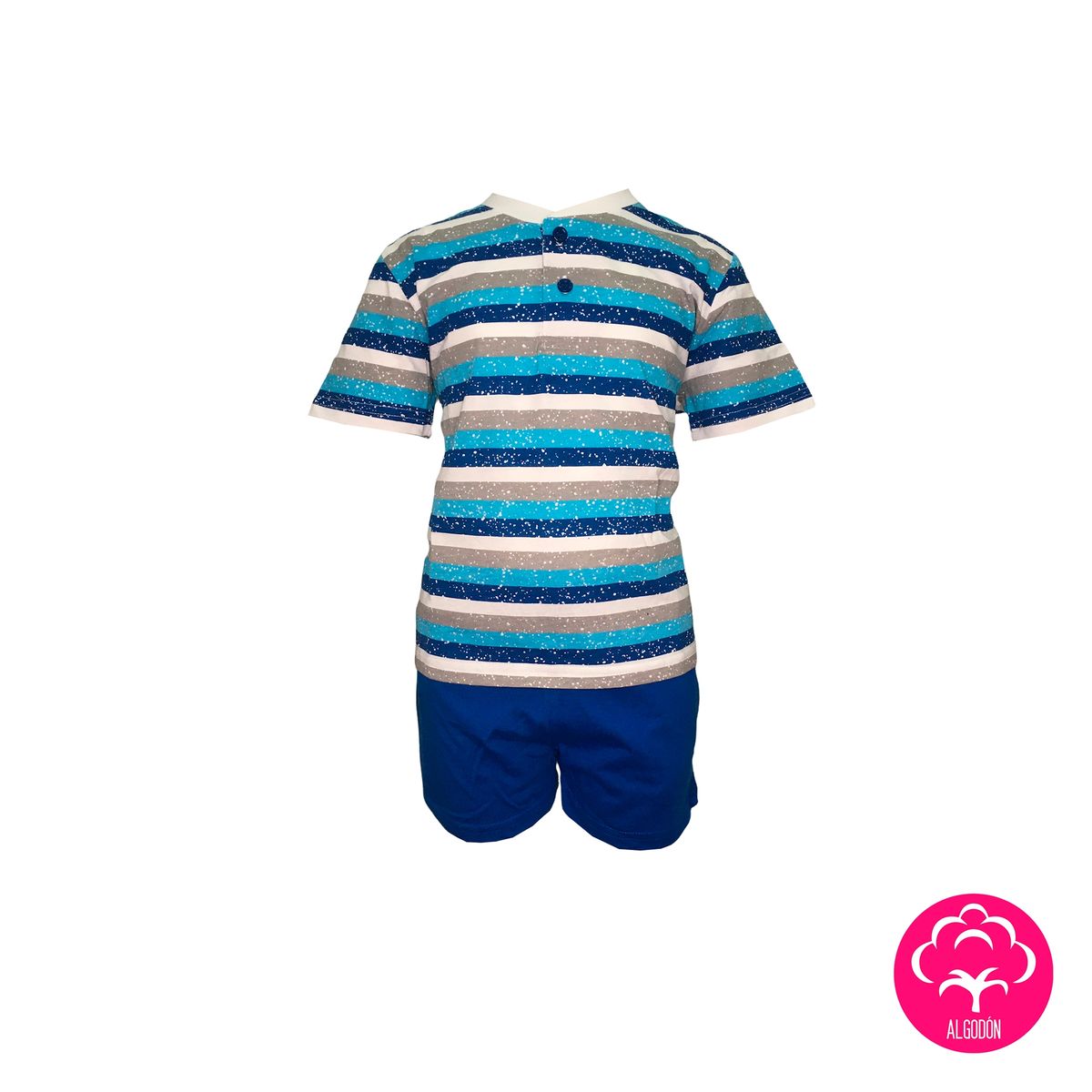 MON AMOUR - Pijama Algodón Largo Nevado 1216 Niño Mon Amour