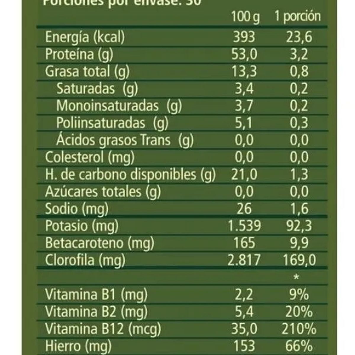 AQUASOLAR - Chlorella Power Aq 1 Frasco 360 Tabs Organic.