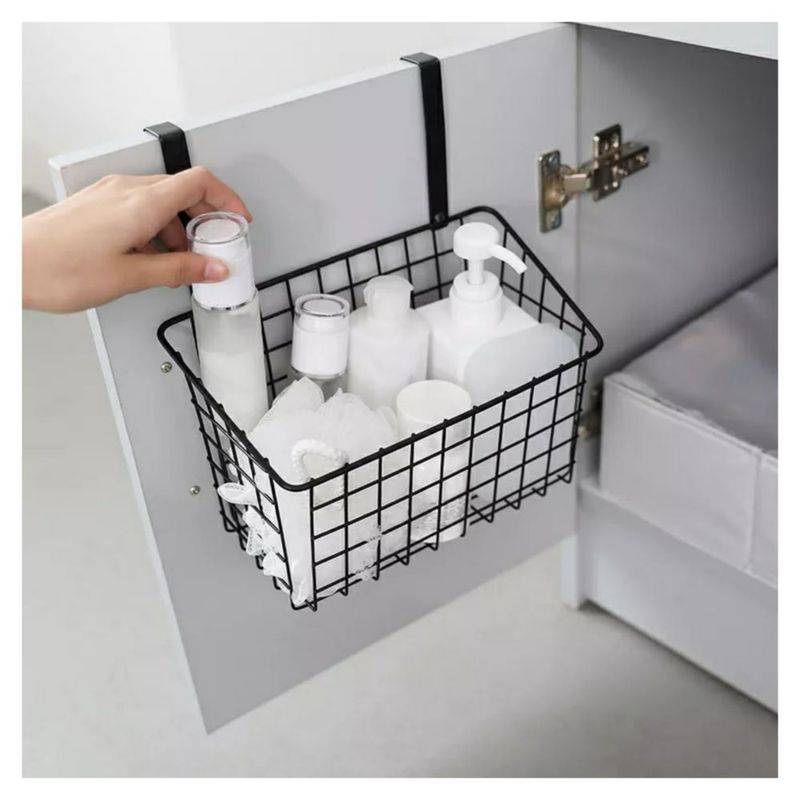 UNIVERSAL - Organizador de libros o utensilios cocina baño escritorio negro