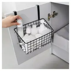 UNIVERSAL - Organizador de libros o utensilios cocina baño escritorio negro