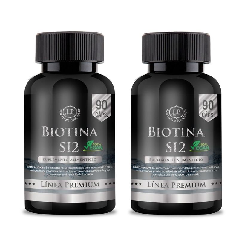 GENERICO - Biotina + Si2 Zeo 2 Frascos 2x90 Capsulas