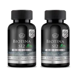 GENERICO - Biotina + Si2 Zeo 2 Frascos 2x90 Capsulas