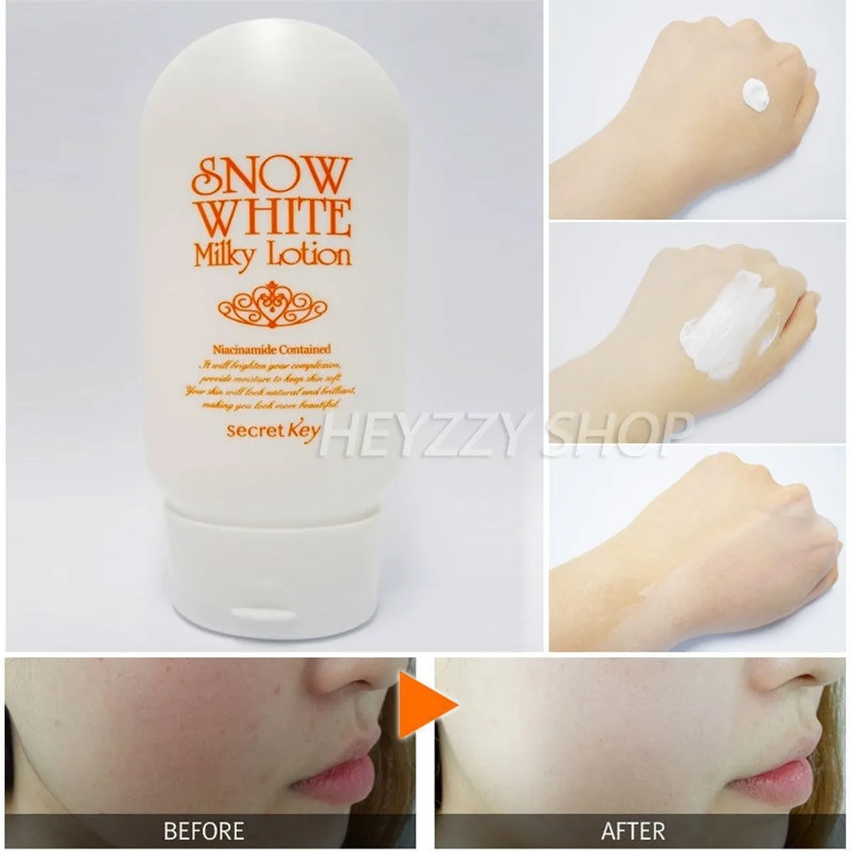 SECRET - Snow White Milky Lotion Crema Coreana Aclarante Pieles Sensibles 120ml