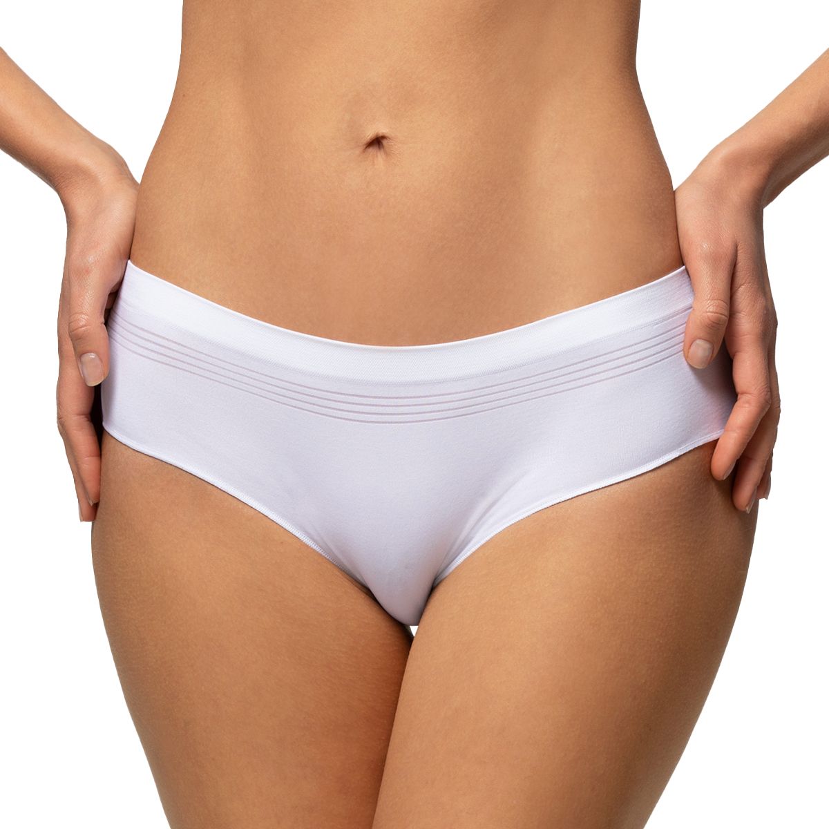 POMPEA - Culotte Seamless Blanco Pompea.-