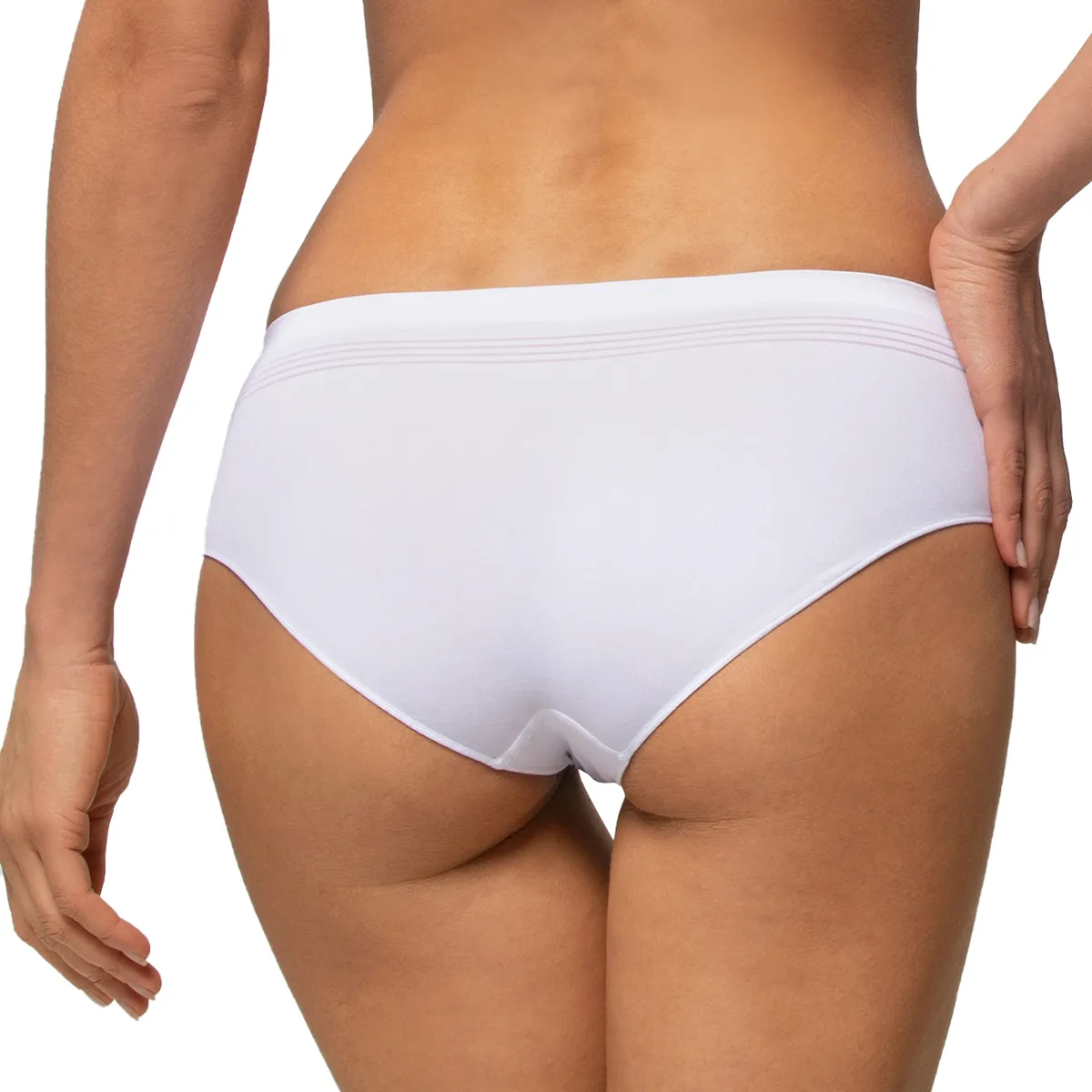 POMPEA - Culotte Seamless Blanco Pompea.-