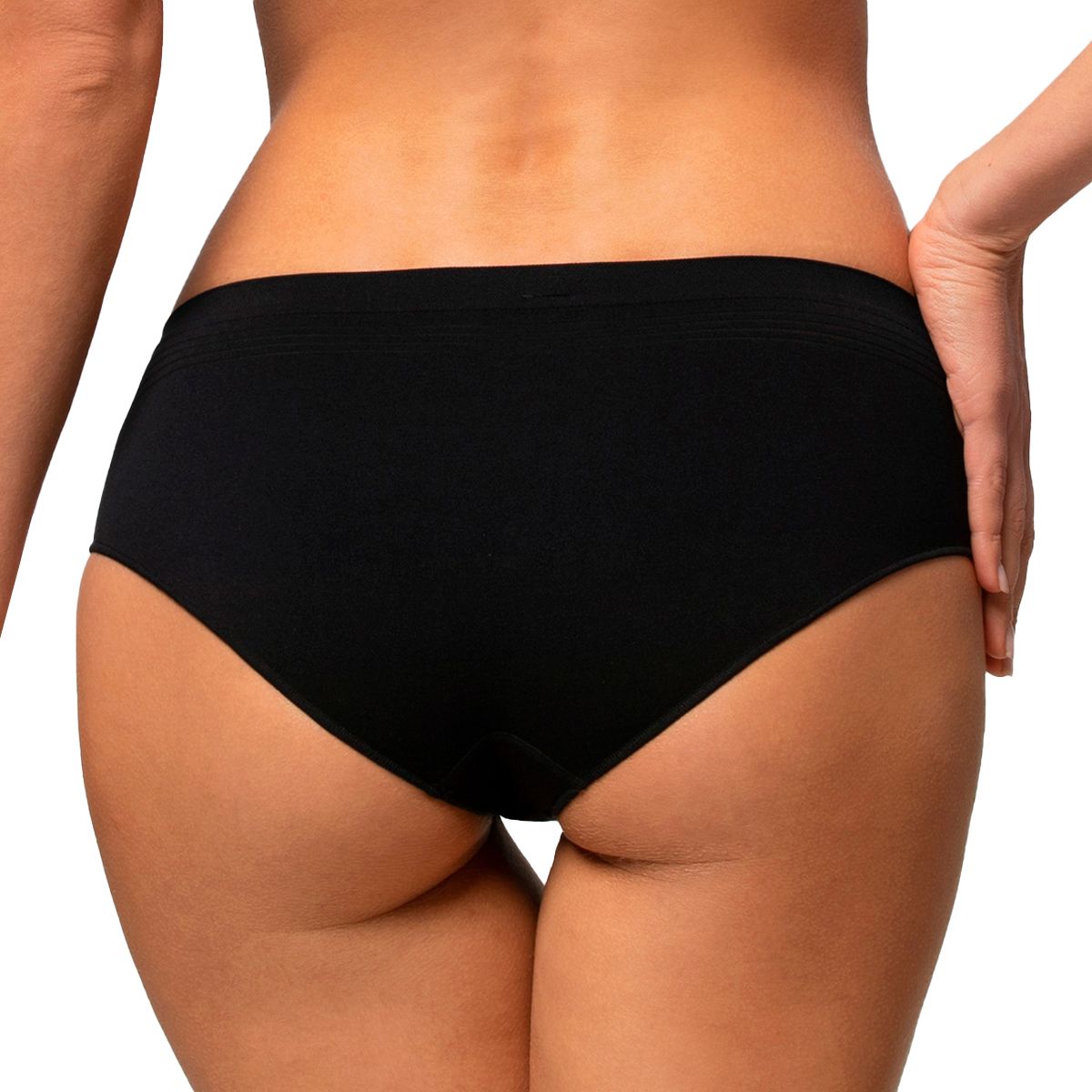 POMPEA - Culotte Seamless Negro Pompea
