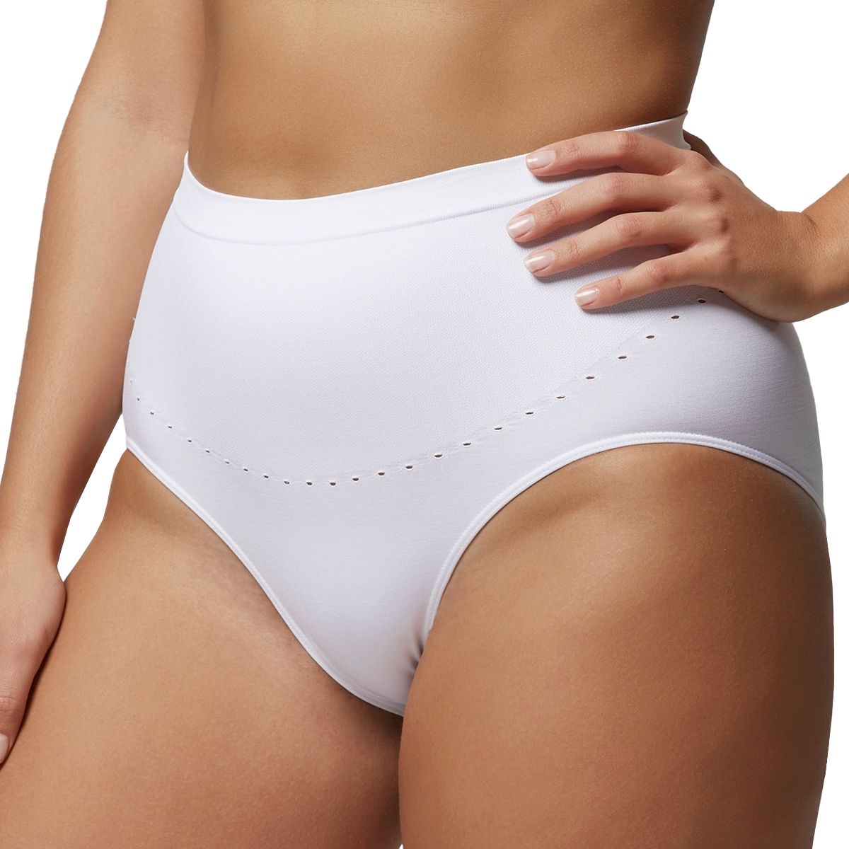 POMPEA - Calzón Comfort Size Blanco Pompea