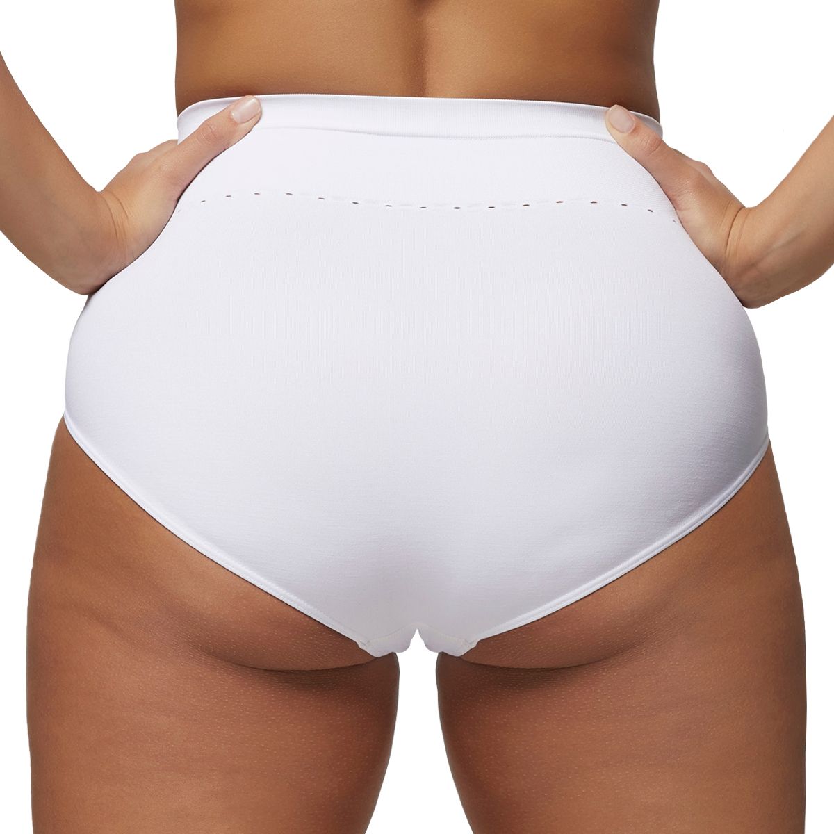 POMPEA - Calzón Comfort Size Blanco Pompea