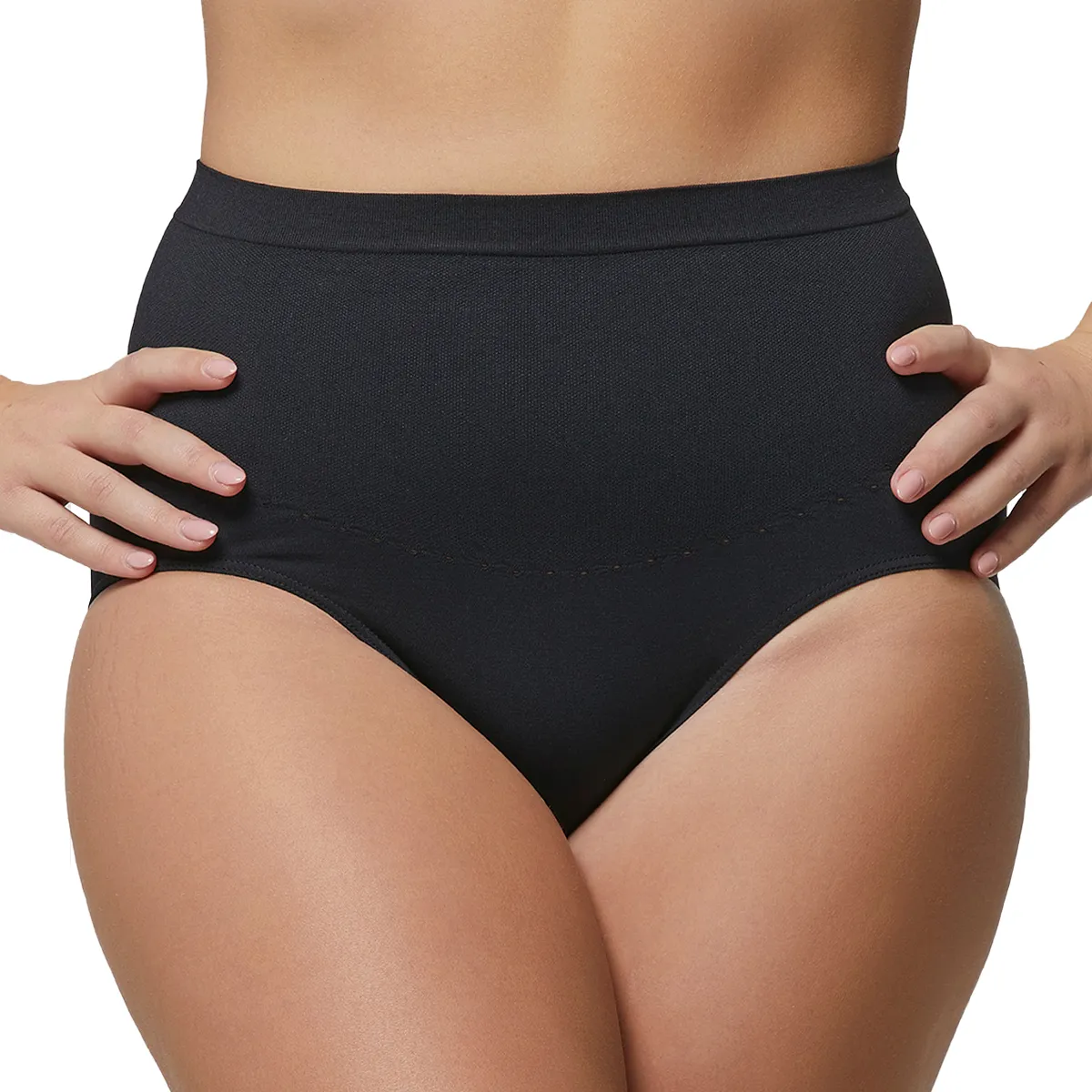 POMPEA - Calzón Comfort Size Negro Pompea