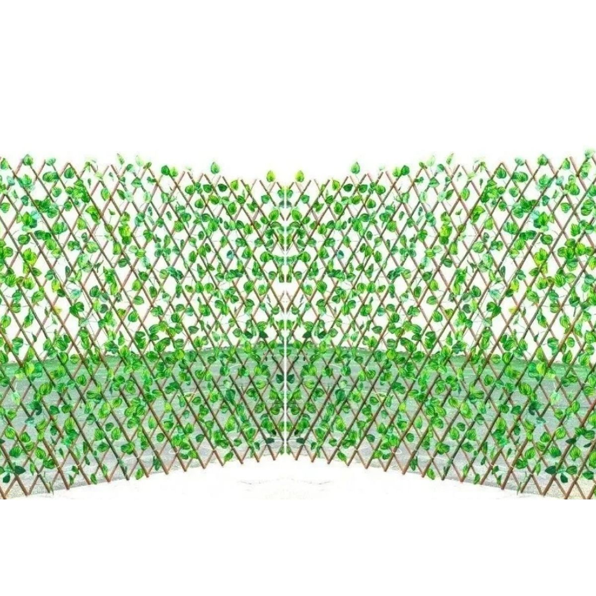 GENERICO - Pack 2 Vallas Planta Enredaderas Cerca Mallas Artificiales