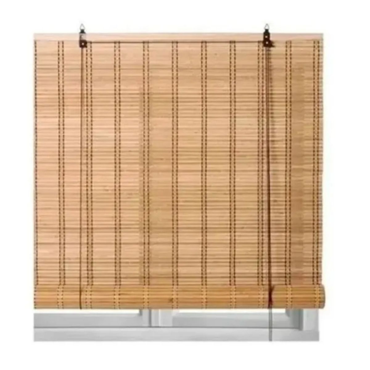 GENERICO - Cortina Persiana Roller Enrollable De Bambú 90x120 Cm Cafe