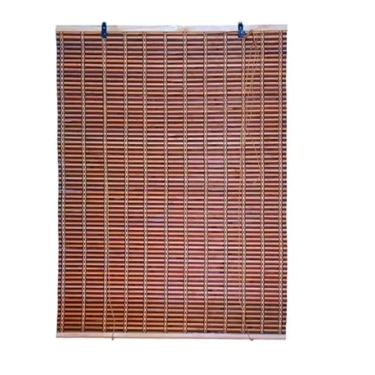 GENERICO - Cortina Persiana Roller Enrollable De Bambú 90x120 Cm Cafe Oscuro