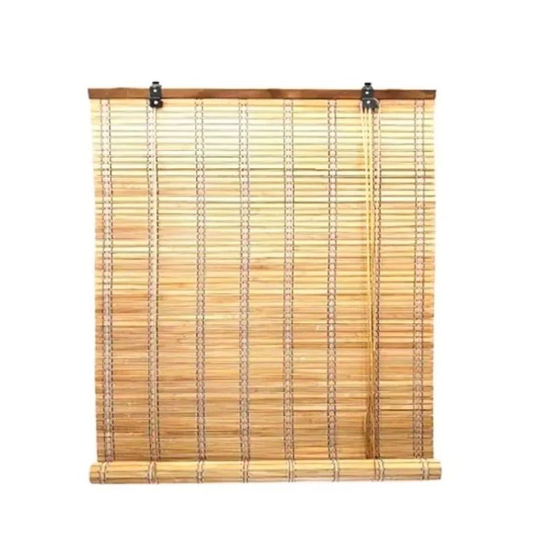 GENERICO - Cortina Bambu Enrollable Pla 120x150 Cafe Claro